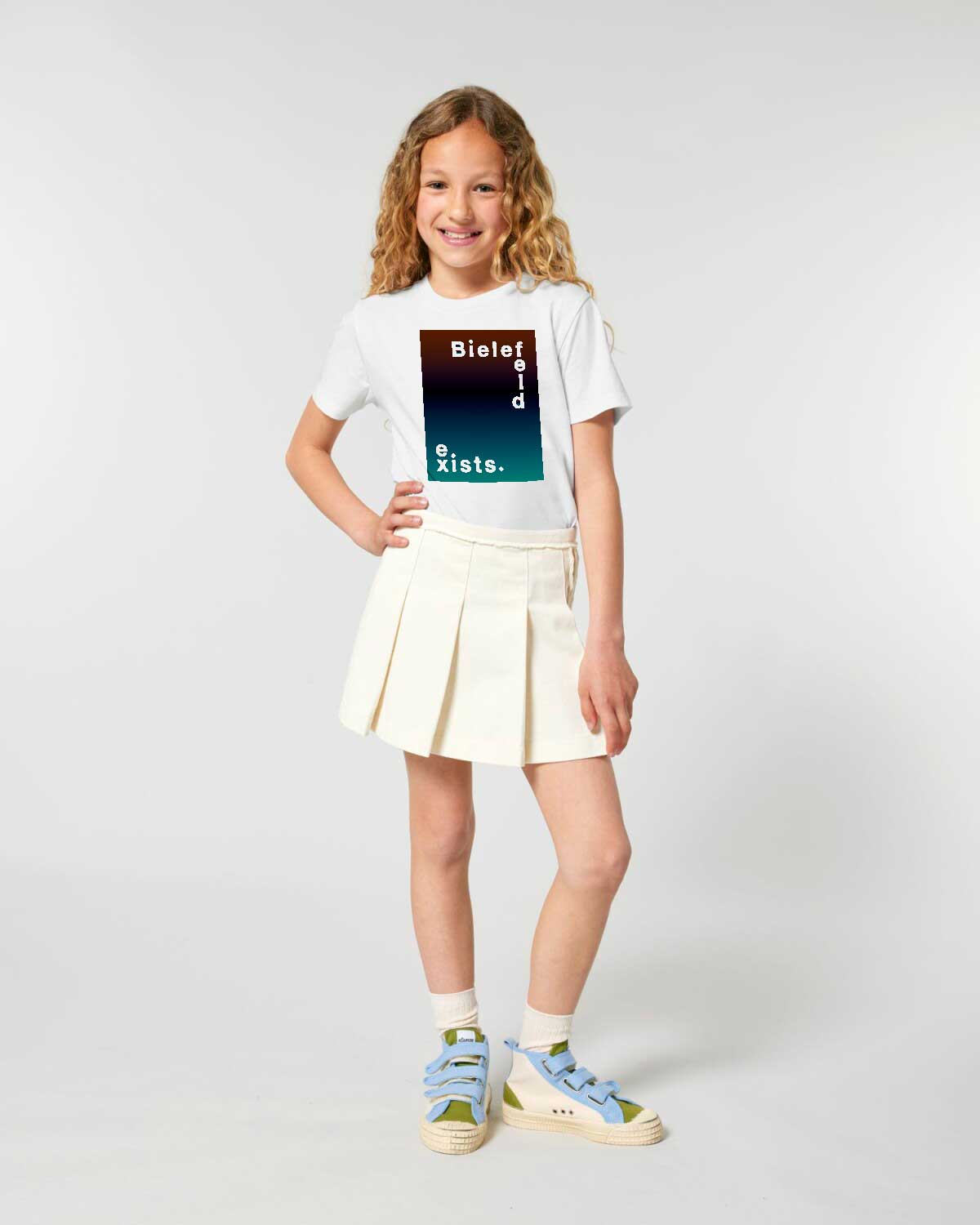 KIDS Bielefeld exists. Retro - Organic Shirt (FrontPrint)
