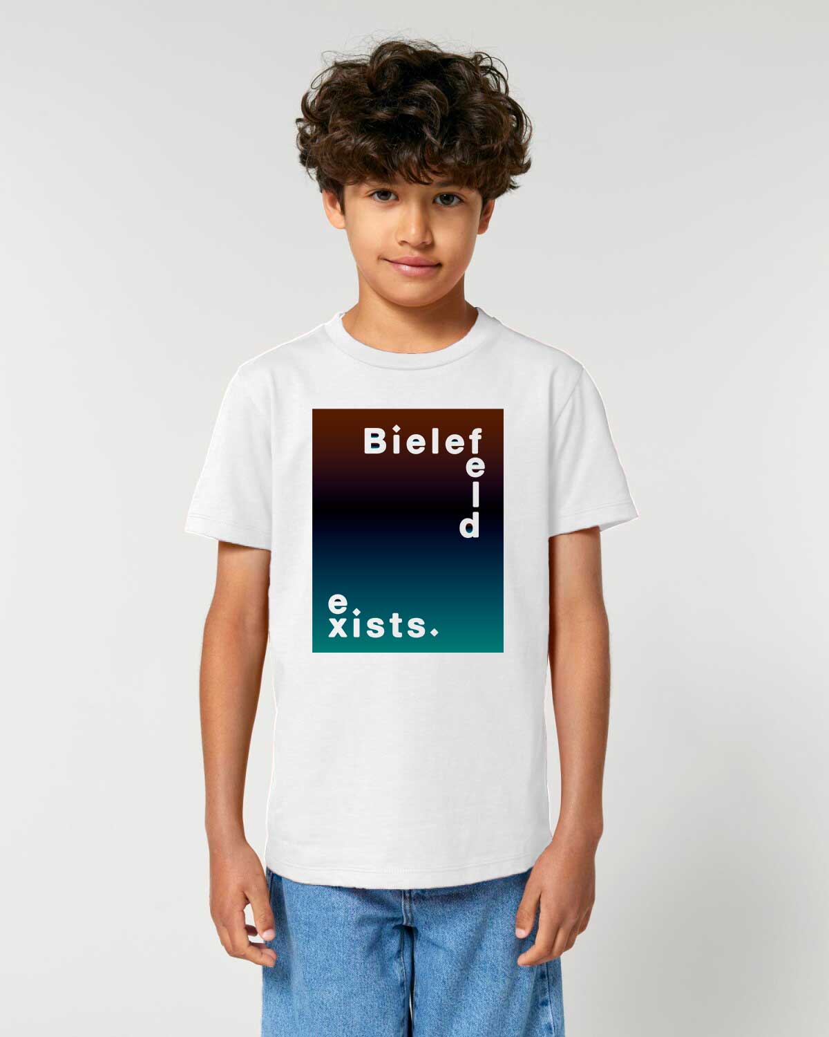 KIDS Bielefeld exists. Retro - Organic Shirt (FrontPrint)