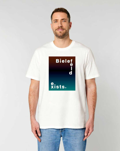 Bielefeld exists. Retro Shirt - Organic Shirt (FrontPrint)