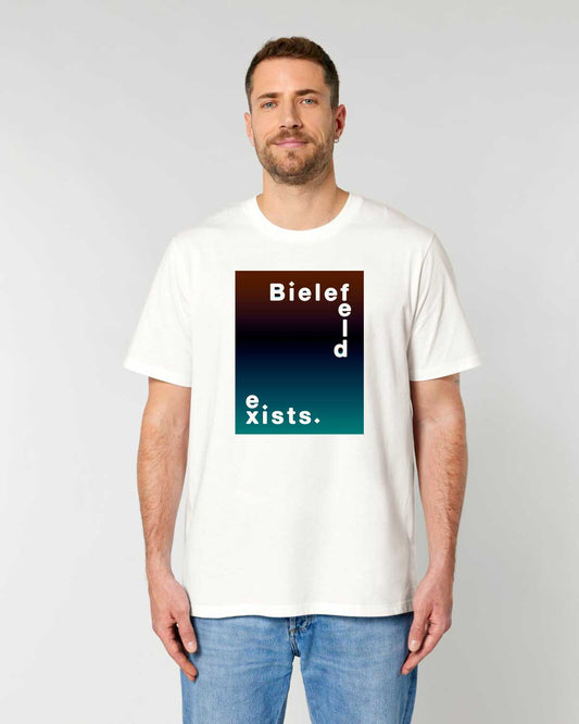 Bielefeld exists. Retro Shirt - Organic Shirt (FrontPrint)